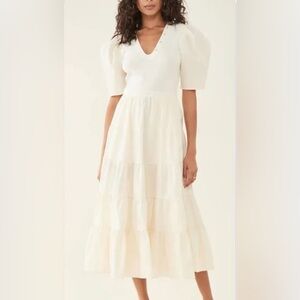 Ulla Johnson Rory Dress in Blanc Size 2 WORN TWICE